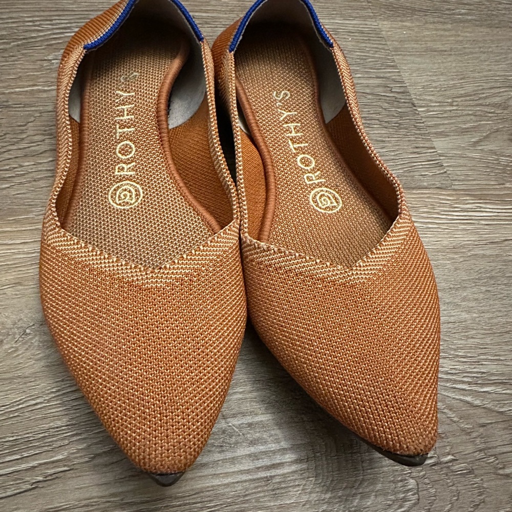 Rothy’s Pointed Camel-Colored Flats - image 5